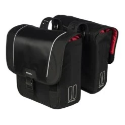 Sacoche Arrière Double Basil Sport Design Noir