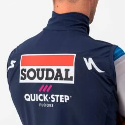 Castelli Gilet Coupe-vent Soudal Quick-Step 2023 Perfetto RoS 2 Rosso Corsa Bleu 9 Castelli Gilet Coupe-vent Soudal Quick-Step 2023 Perfetto RoS 2 Rosso Corsa Bleu -Pro Vélo Soldes ca 4233262 424 004