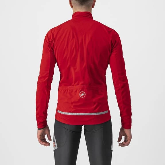 Veste Castelli Go GORE-TEX INFINIUM™ Rouge Argenté 2 Veste Castelli Go GORE-TEX INFINIUM™ Rouge Argenté – Image 2