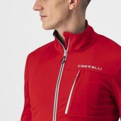 Veste Castelli Go GORE-TEX INFINIUM™ Rouge Argenté 10 Veste Castelli Go GORE-TEX INFINIUM™ Rouge Argenté -Pro Vélo Soldes ca 4521504 023 005