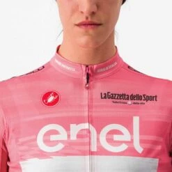 Castelli Maillot Rose Giro D'Italia 2023 Competizione Manche Courte Femme -Pro Vélo Soldes ca 9510605 025 004