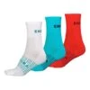 Chaussettes Endura Coolmax Race Bleu Blanc Rouge (3 Paires) Femme