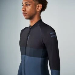 Maillot Finisseur Core Mid Season Streak Manche Longue Gris Noir -Pro Vélo Soldes fns c133fw2105 04 152