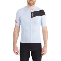 Maillot Finisseur Core Diagonal Manche Courte Gris Clair -Pro Vélo Soldes fns c133ss2020 03 150