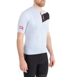 Maillot Finisseur Core Diagonal Manche Courte Gris Clair -Pro Vélo Soldes fns c133ss2020 03 151