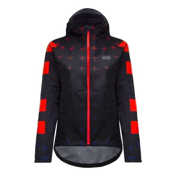 Gore Wear Veste GOREWEAR Endure GORE-TEX Paclite Noir Rouge Bleu Femme 2 Gore Wear Veste GOREWEAR Endure GORE-TEX Paclite Noir Rouge Bleu Femme – Image 2