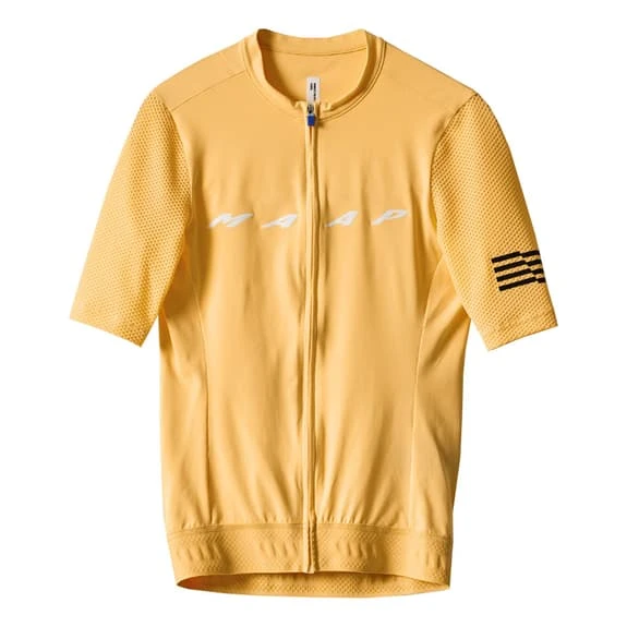 Maillot MAAP Evade Pro Base Manche Courte Jaune Ambre Femme 1 Maillot MAAP Evade Pro Base Manche Courte Jaune Ambre Femme