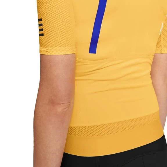 Maillot MAAP Evade Pro Base Manche Courte Jaune Ambre Femme 6 Maillot MAAP Evade Pro Base Manche Courte Jaune Ambre Femme – Image 6