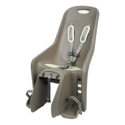 Siège Porte-bébés Polisport Bubbly Maxi Plus CFS Pour Montage Sur Porte-bagages Marron Vert