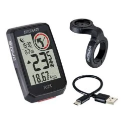 Compteur De Vélo Sigma ROX 2.0 + Support Noir