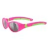 Lunettes Uvex Sportstyle 510 Rose Vert Avec Verres Réfléchissants Gris Enfant