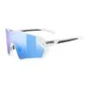 Lunettes Uvex Sportstyle 231 2.0 Blanc Mat Avec Verres à Effet Miroir Bleu