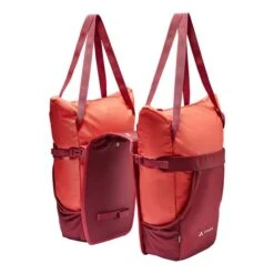 Sacoches Vaude TwinShopper 44L Rouge Grenat