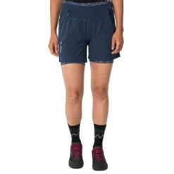 Short Vaude Altissimi Bleu Foncé Turquoise Femme -Pro Vélo Soldes vu 41921 179 003