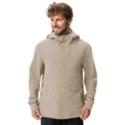 Veste Fine Imperméable Vaude Yaras II Beige Clair -Pro Vélo Soldes vu 43245 781 003