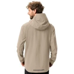 Veste Fine Imperméable Vaude Yaras II Beige Clair -Pro Vélo Soldes vu 43245 781 004