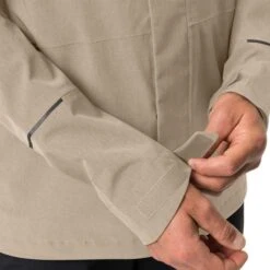 Veste Fine Imperméable Vaude Yaras II Beige Clair -Pro Vélo Soldes vu 43245 781 005